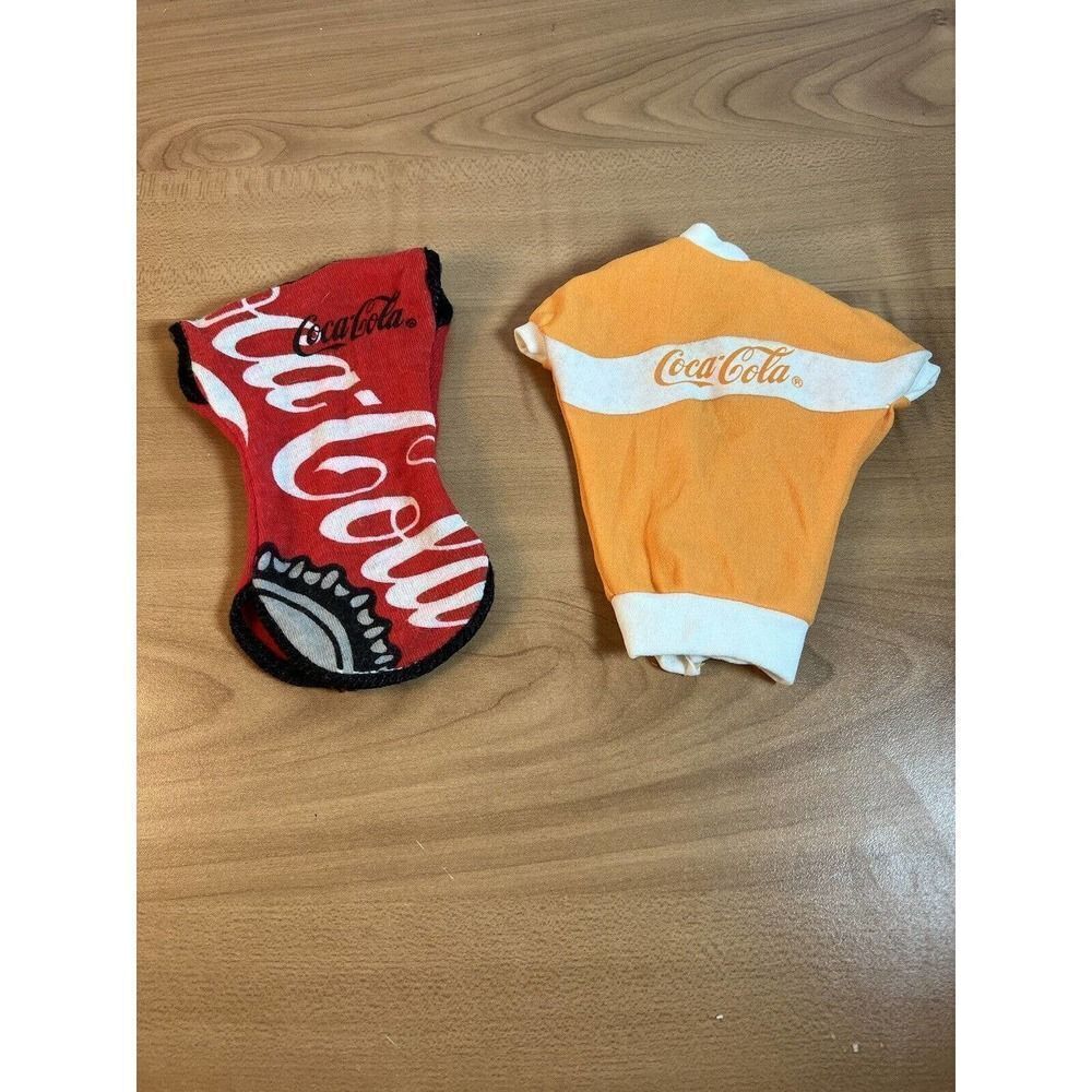 Barbie Coca-Cola Night Shirts Orange And Red Dress for Doll